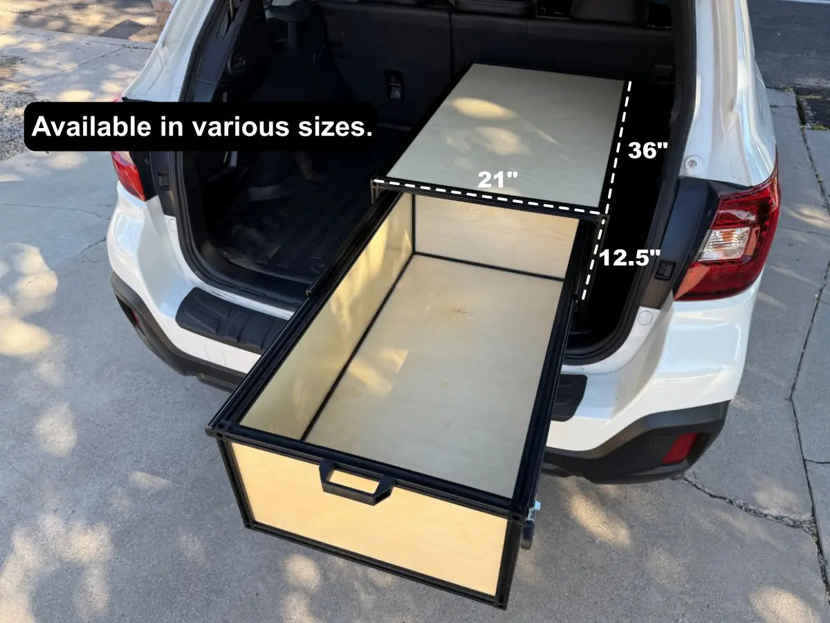 TNT Auto Drawer — Toyota 4Runner — toyota 4Runner TNT Auto Drawer fully extended in an SUV cargo area