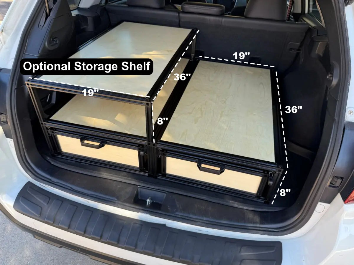 TNT Auto Drawer — Honda Pilot — honda Pilot TNT Auto Drawer with a fixed shelf deck installed
