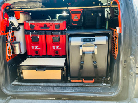 Toyota FJ Cruiser rear storage drawers