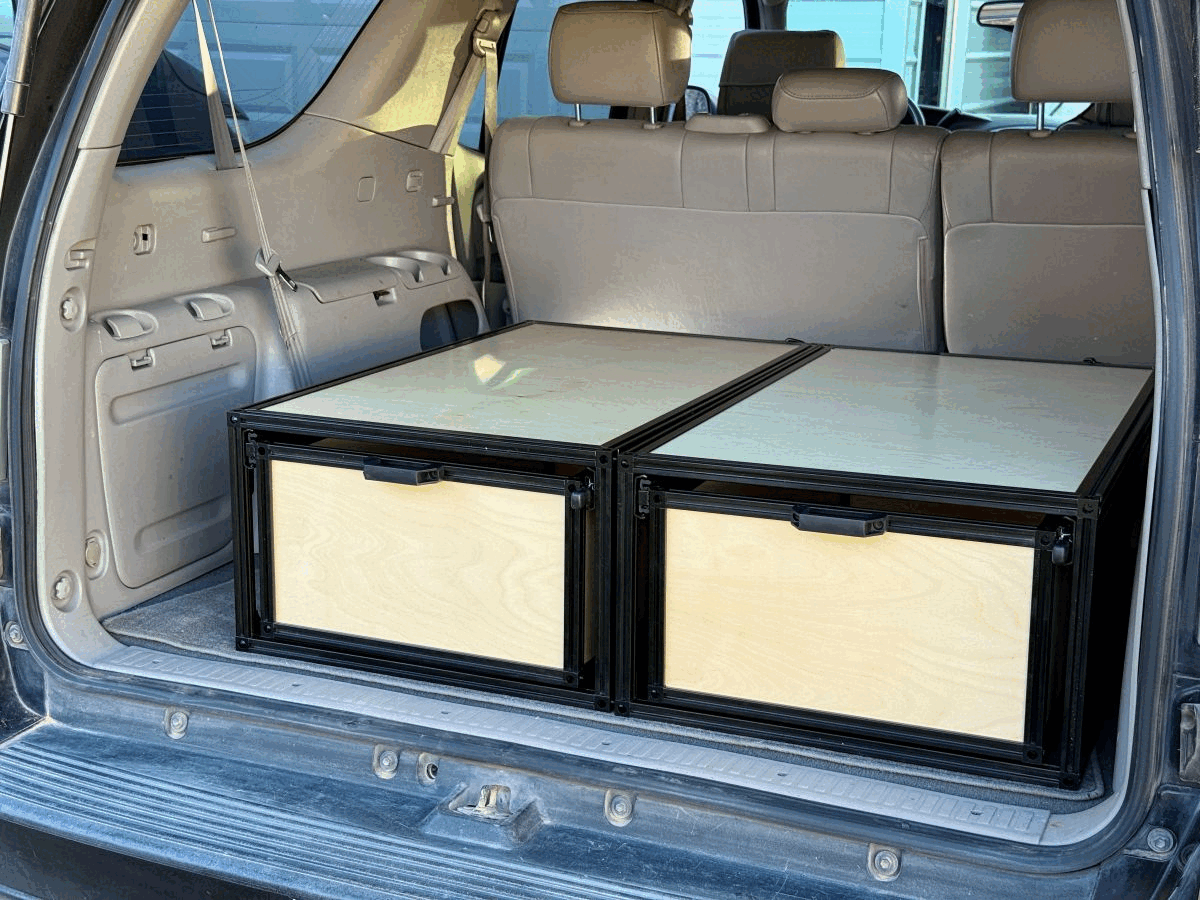 Animated demonstration of the TNT Auto Drawer system